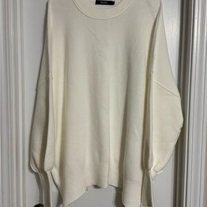 Women's White Cozy Knit Sweater